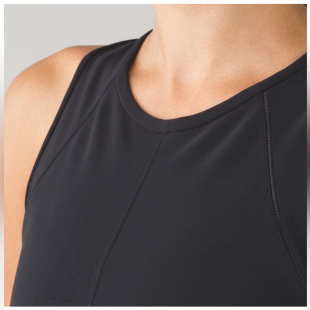 LULULEMON & GO TILL DAWN DRESS SIZE 8 BLACK - Picture 6 of 11